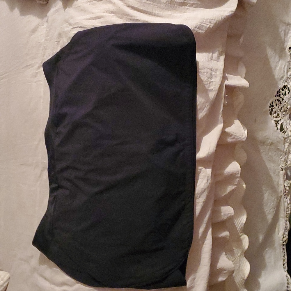 Lands End Black Athletic Skort